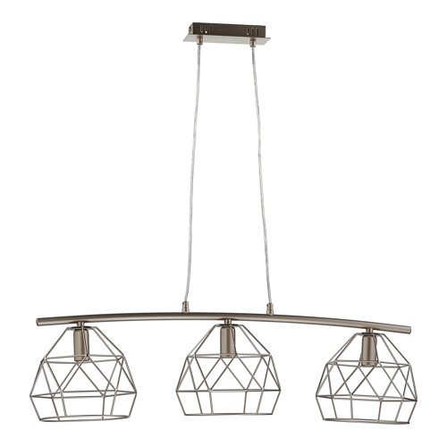 Borough Wharf Humphreys 3 Light Kitchen Island Pendant & Reviews